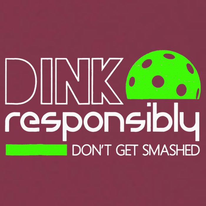 Funny Pickleball Player Dink Responsibly Don't Get Smashed 16oz Travel Tumbler