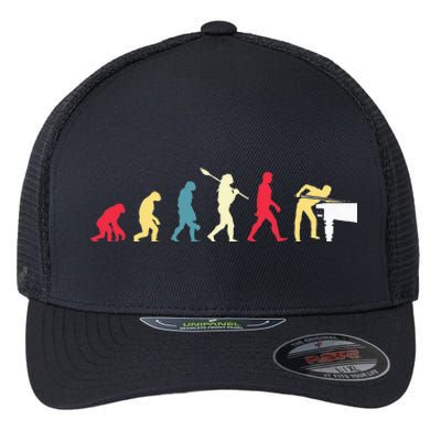 Funny Pool Player Billiards 8 Ball Pool Player Flexfit Unipanel Trucker Cap