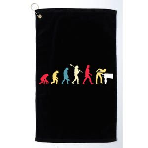 Funny Pool Player Billiards 8 Ball Pool Player Platinum Collection Golf Towel