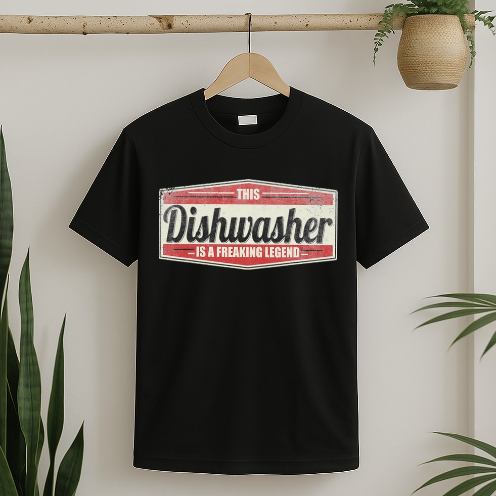 Funny Profession Quote Vintage Dishwasher T-Shirt