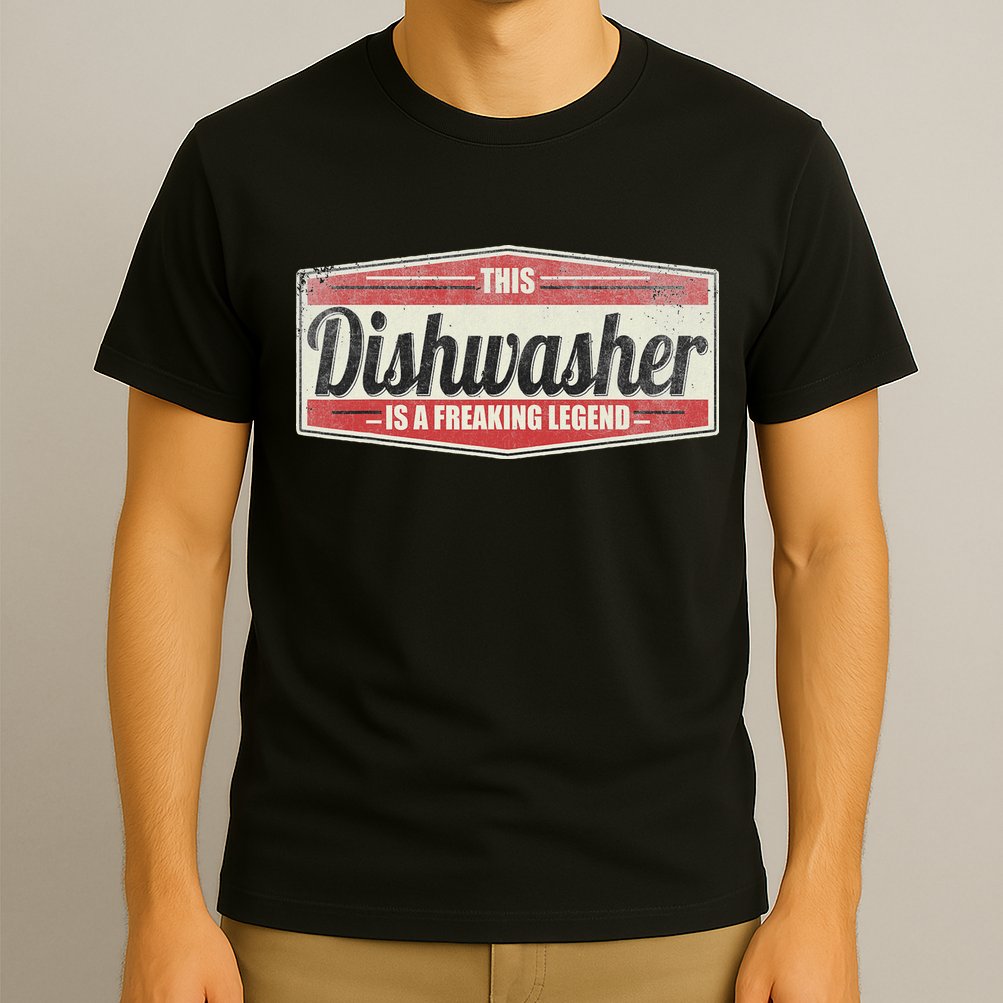 Funny Profession Quote Vintage Dishwasher T-Shirt
