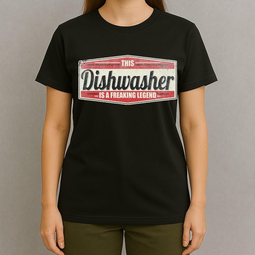 Funny Profession Quote Vintage Dishwasher T-Shirt