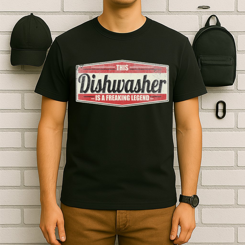 Funny Profession Quote Vintage Dishwasher T-Shirt
