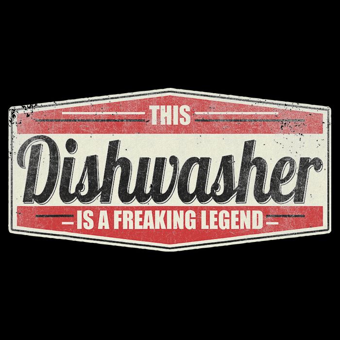 Funny Profession Quote Vintage Dishwasher T-Shirt