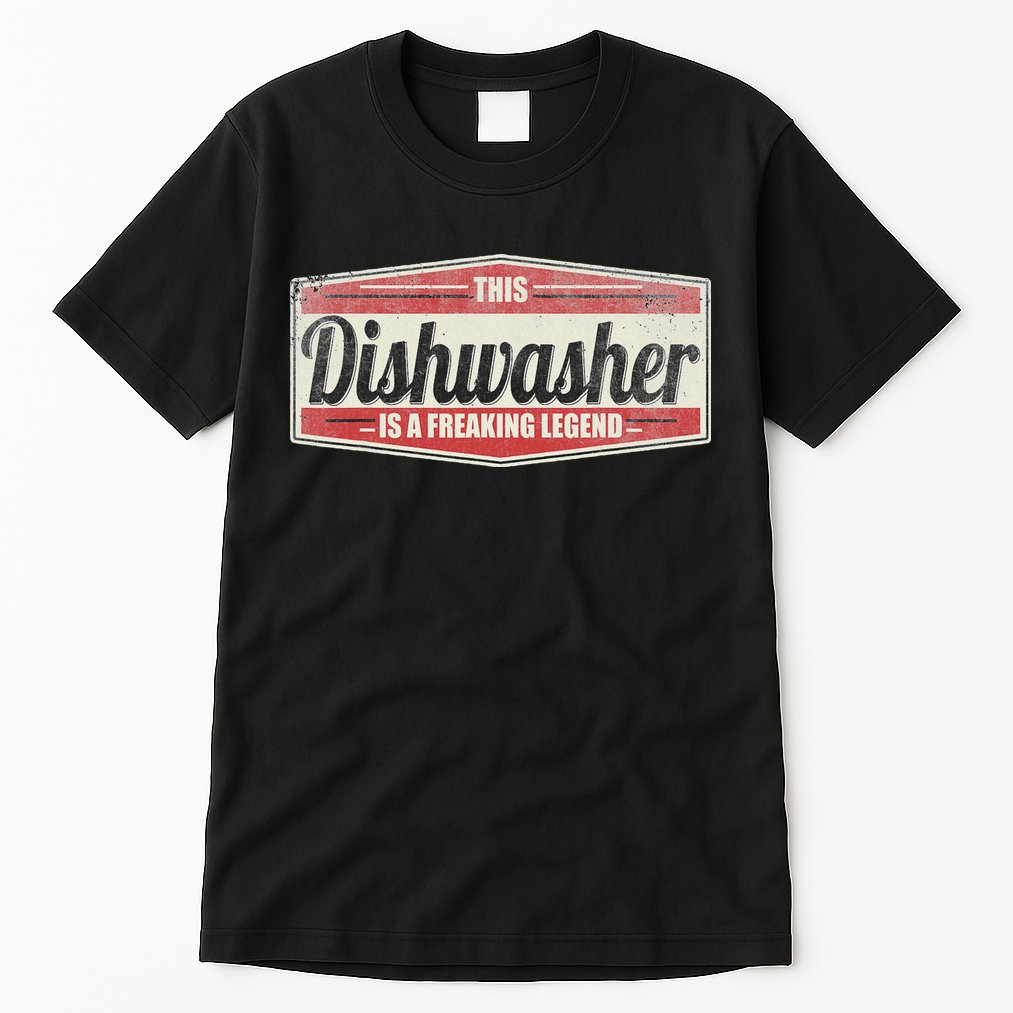 Funny Profession Quote Vintage Dishwasher Tall T-Shirt