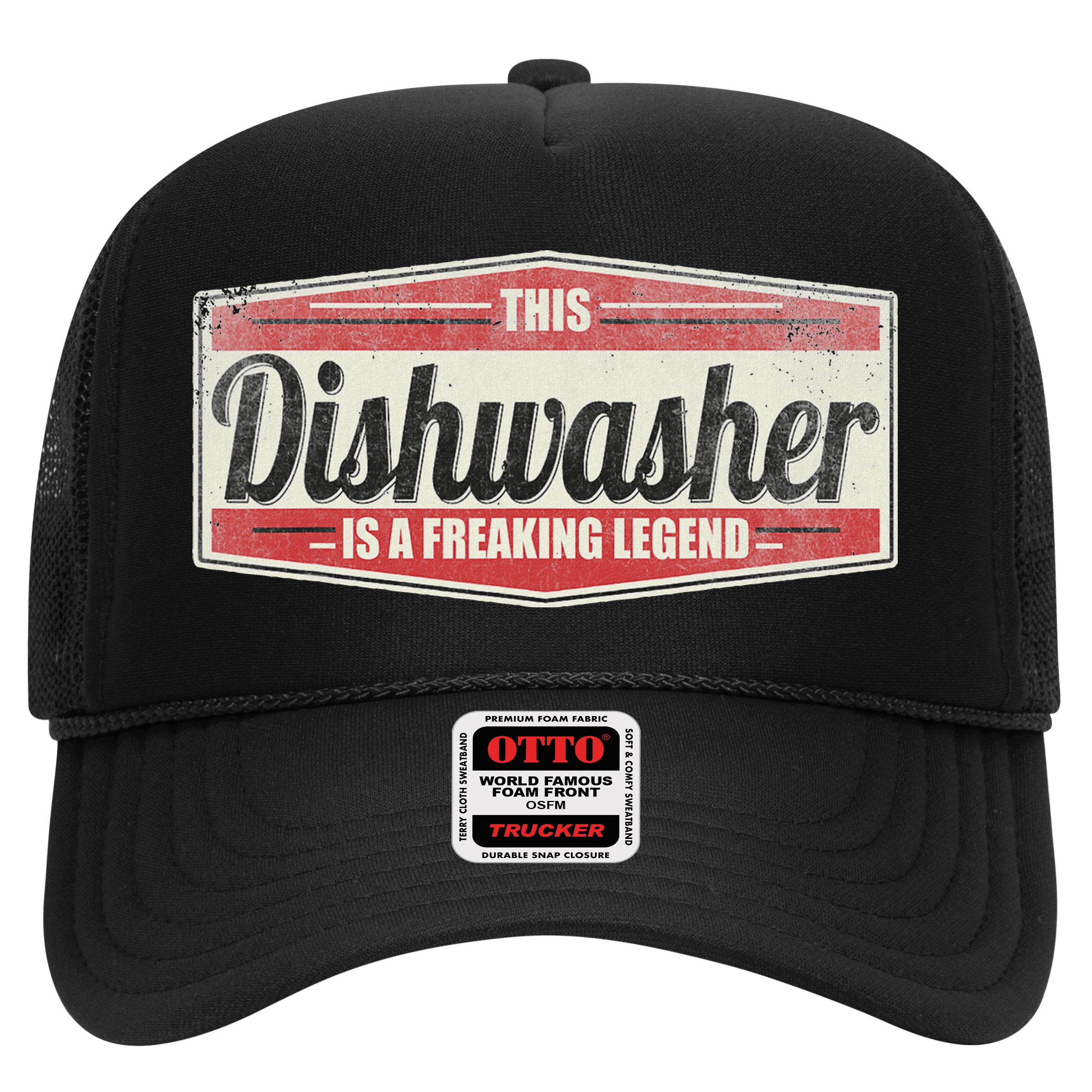 Funny Profession Quote Vintage Dishwasher Hat