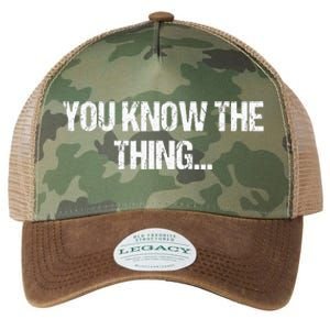 Funny Phrase Quote From Joe Biden 2020 You Know The Thing Legacy Tie Dye Trucker Hat