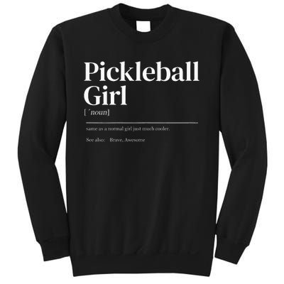 Funny Pickleball quote definition woman Sweatshirt