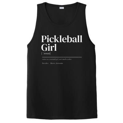 Funny Pickleball quote definition woman PosiCharge Competitor Tank