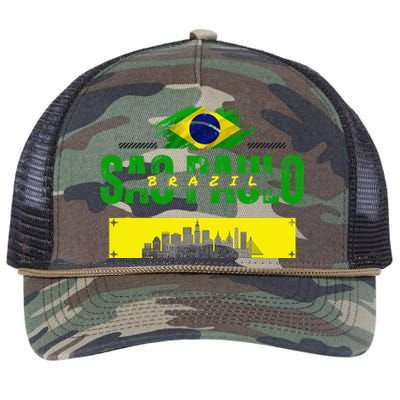 funnysao paulo quote Custom sao paulo brasil design Retro Rope Trucker Hat Cap