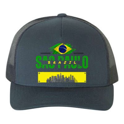 funnysao paulo quote Custom sao paulo brasil design Yupoong Adult 5-Panel Trucker Hat