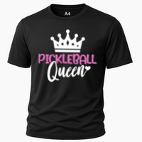 Funny Pickleball Queen Graphic Pickleball Player Gift Cooling Performance Crew T-Shirt