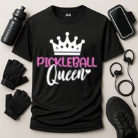 Funny Pickleball Queen Graphic Pickleball Player Gift Cooling Performance Crew T-Shirt