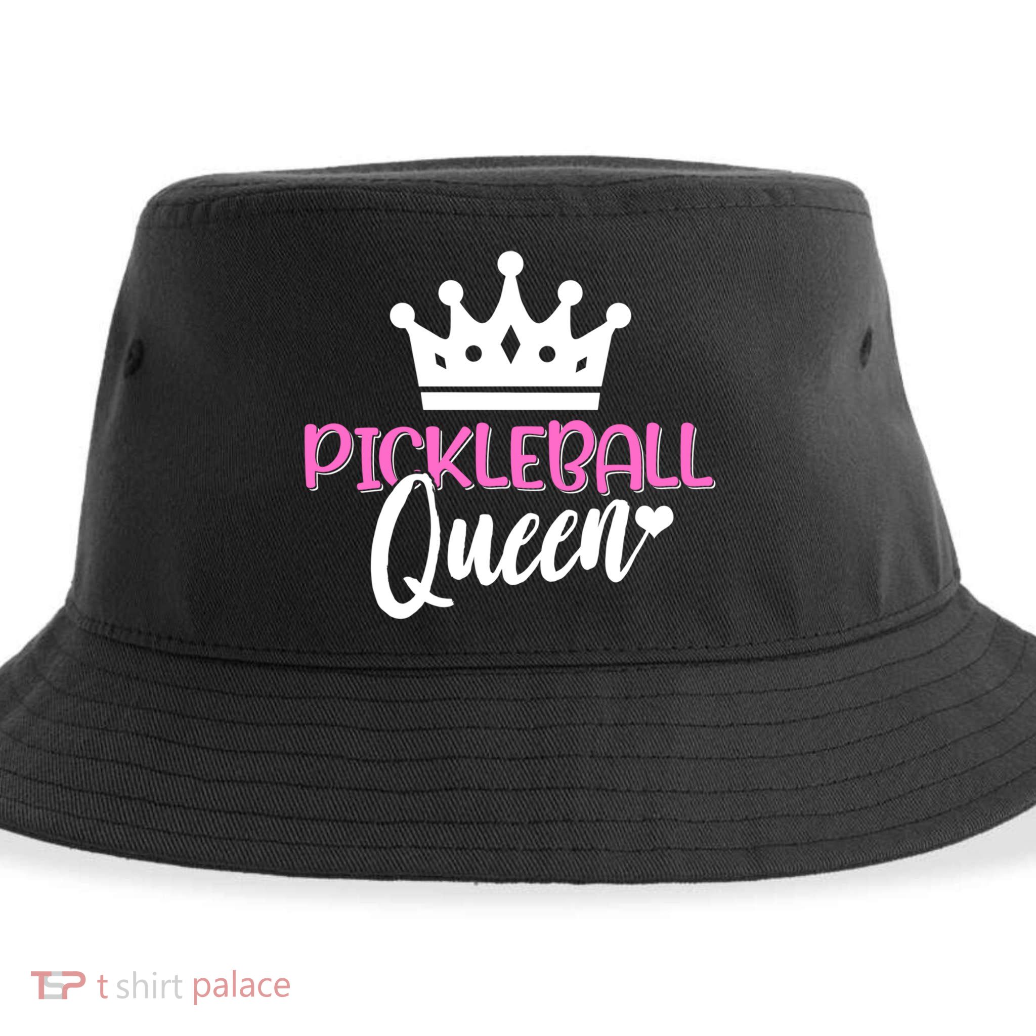 Funny Pickleball Queen Graphic Pickleball Player Gift Sustainable Bucket Hat