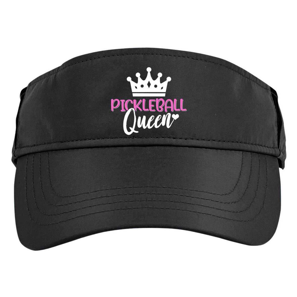 Funny Pickleball Queen Graphic Pickleball Player Gift Adult Drive Performance Visor