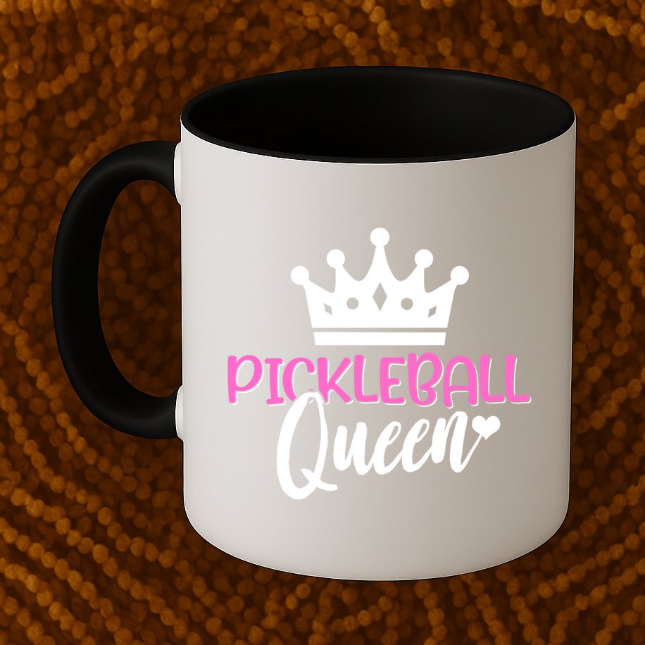 Funny Pickleball Queen Graphic Pickleball Player Gift Mug