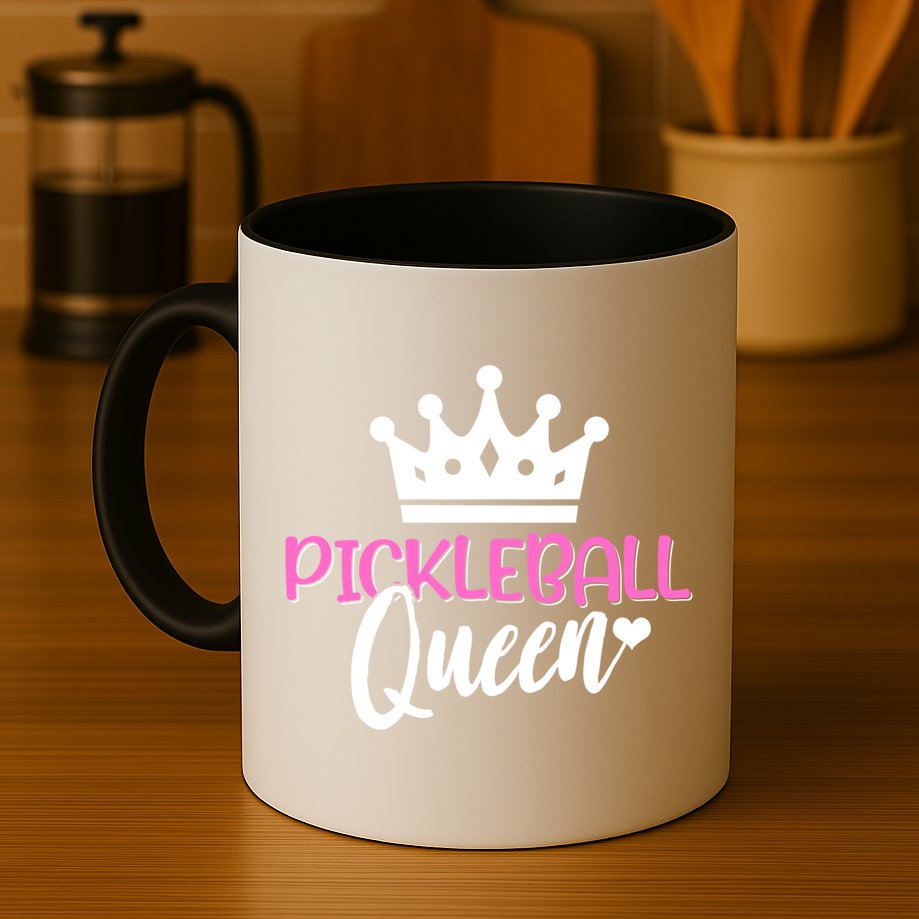 Funny Pickleball Queen Graphic Pickleball Player Gift Mug