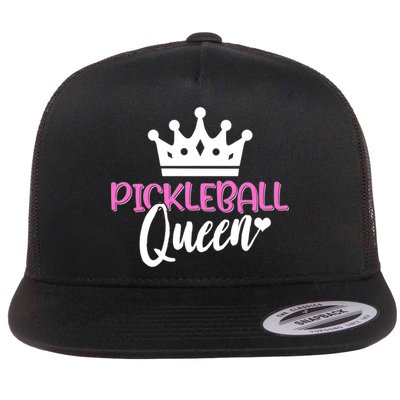 Funny Pickleball Queen Graphic Pickleball Player Gift Flatbill Hat