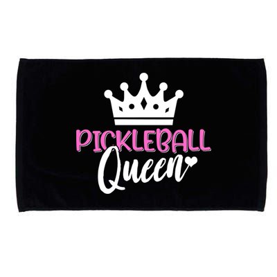 Funny Pickleball Queen Graphic Pickleball Player Gift Microfiber Hand Towel