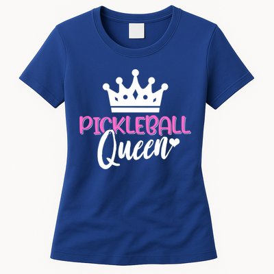 Funny Pickleball Queen Graphic Pickleball Player Gift Womens T-Shirt