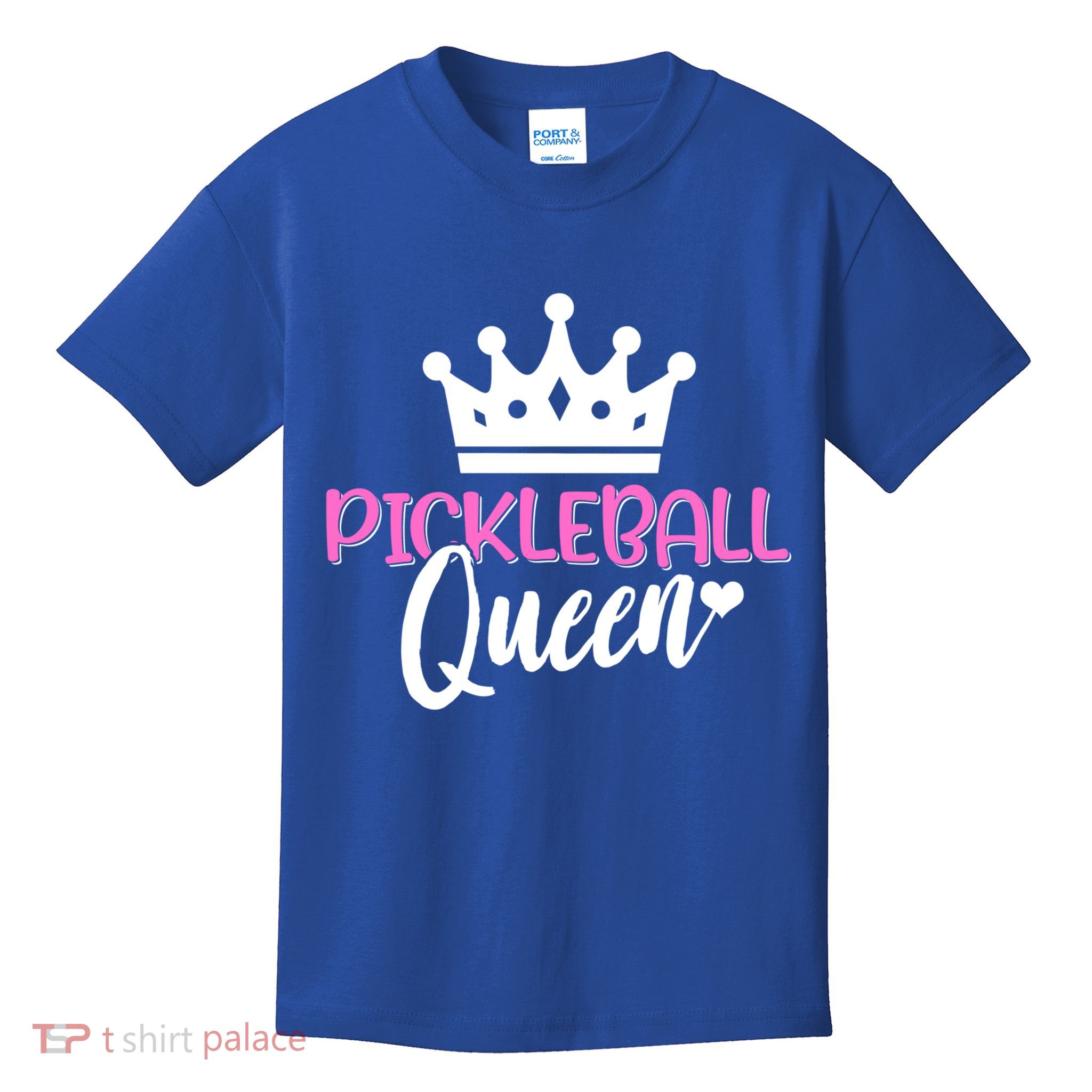 Funny Pickleball Queen Graphic Pickleball Player Gift Kids T-Shirt