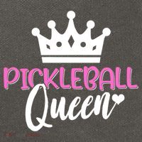 Funny Pickleball Queen Graphic Pickleball Player Gift Cotton Canvas Backpack