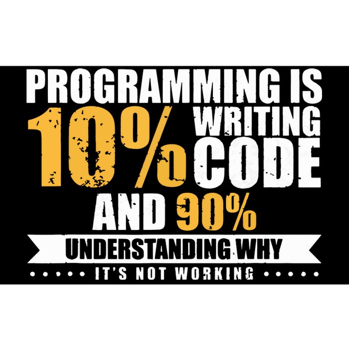 Funny Programming Quote Gift Programmer Software Developer Bumper Sticker