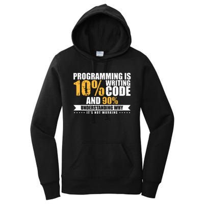 Funny Programming Quote Gift Programmer Software Developer Women's Pullover Hoodie