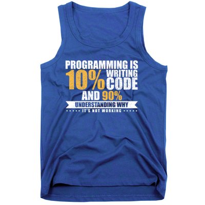 Funny Programming Quote Gift Programmer Software Developer Gift Tank Top