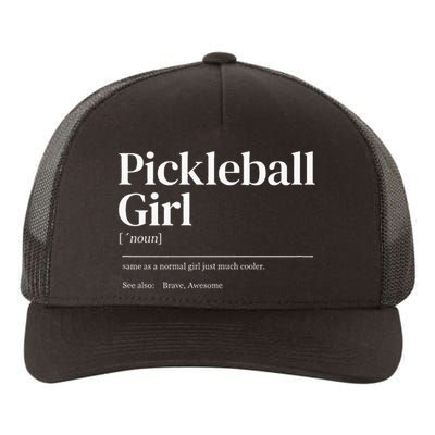 Funny Pickleball Quote Definition Yupoong Adult 5-Panel Trucker Hat