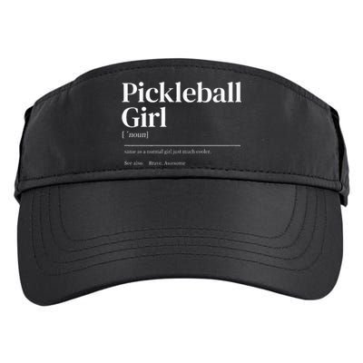 Funny Pickleball Quote Definition Adult Drive Performance Visor