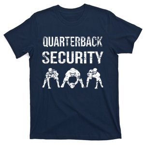 Funny Player Quarterback Security Offensive Lineman Football T-Shirt