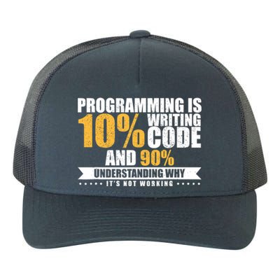 Funny Programming Quote Gift Programmer Software Developer Yupoong Adult 5-Panel Trucker Hat