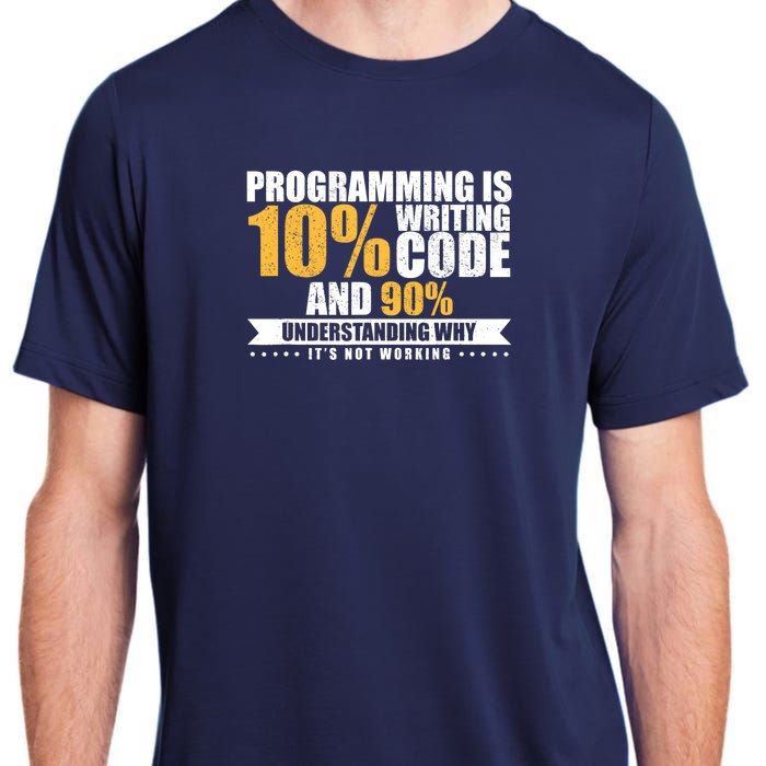 Funny Programming Quote Gift Programmer Software Developer Adult ChromaSoft Performance T-Shirt