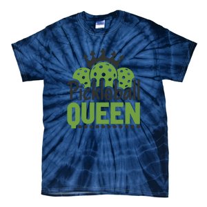 Funny Pickleball Queen Gift For Player Team Sport Tie-Dye T-Shirt