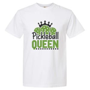 Funny Pickleball Queen Gift For Player Team Sport Garment-Dyed Heavyweight T-Shirt