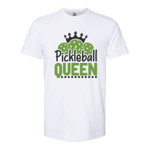 Funny Pickleball Queen Gift For Player Team Sport Softstyle CVC T-Shirt