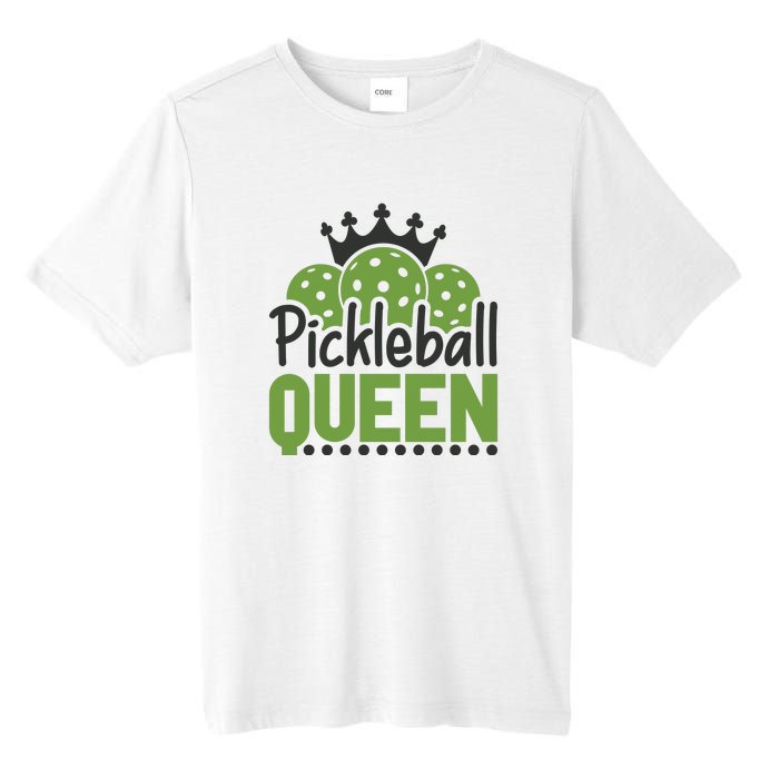 Funny Pickleball Queen Gift For Player Team Sport Tall Fusion ChromaSoft Performance T-Shirt