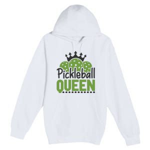 Funny Pickleball Queen Gift For Player Team Sport Premium Pullover Hoodie