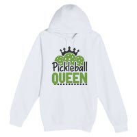 Funny Pickleball Queen Gift For Player Team Sport Premium Pullover Hoodie