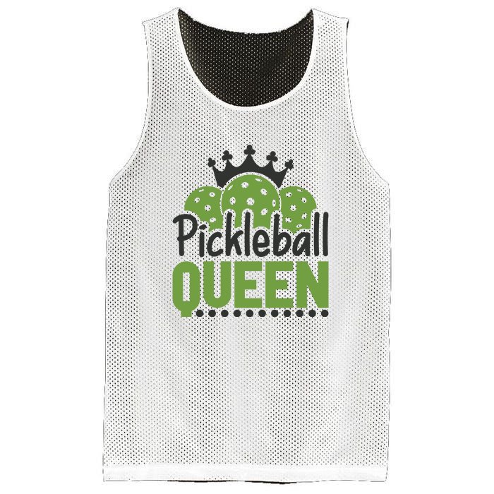 Funny Pickleball Queen Gift For Player Team Sport Mesh Reversible Basketball Jersey Tank