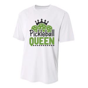 Funny Pickleball Queen Gift For Player Team Sport Performance Sprint T-Shirt