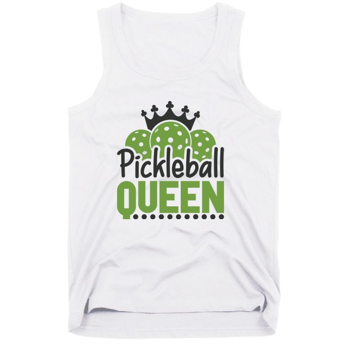 Funny Pickleball Queen Gift For Player Team Sport Tank Top