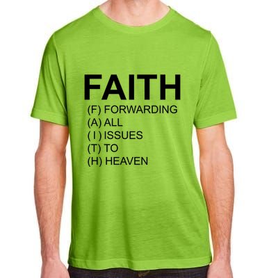 Faith Prayer Quote Adult ChromaSoft Performance T-Shirt