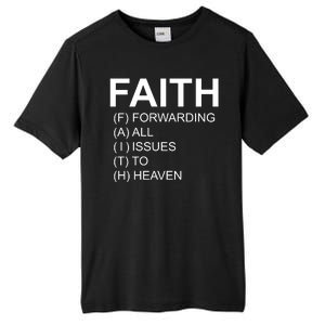 Faith Prayer Quote Tall Fusion ChromaSoft Performance T-Shirt