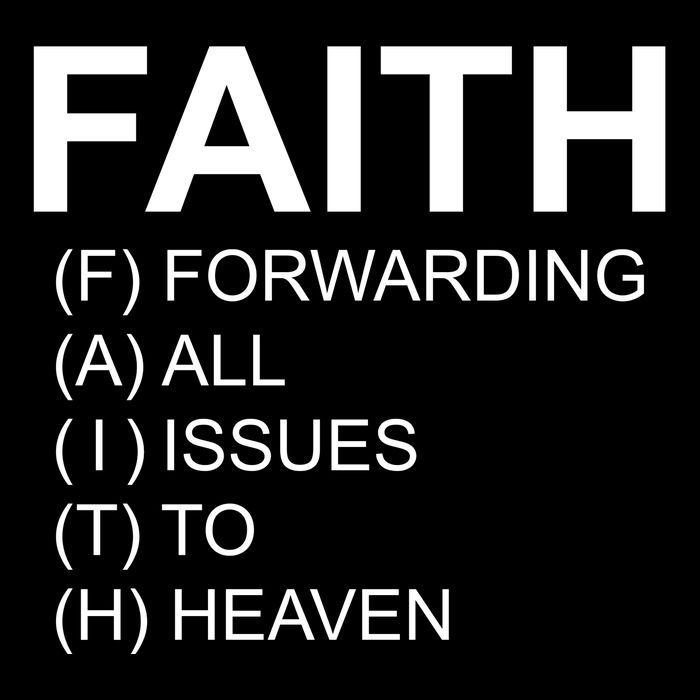 Faith Prayer Quote Drawstring Bag