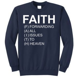 Faith Prayer Quote Sweatshirt