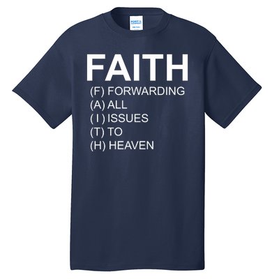 Faith Prayer Quote Tall T-Shirt