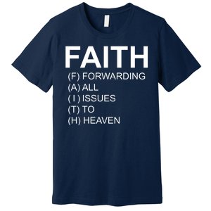 Faith Prayer Quote Premium T-Shirt