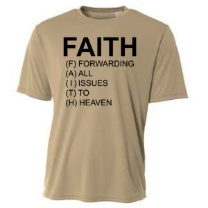 Faith Prayer Quote Cooling Performance Crew T-Shirt